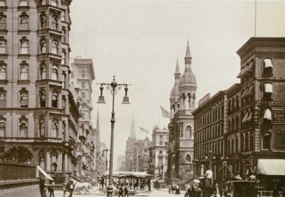 Corner of 5th Ave. and 42nd St., New York City, 1898 by American Photographer
